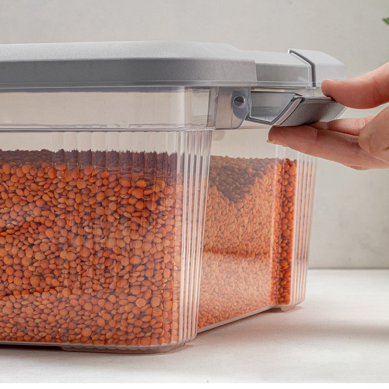 QLUX 12L Clear Storage and Organizer Box for Home with Secure Lid - Image 2